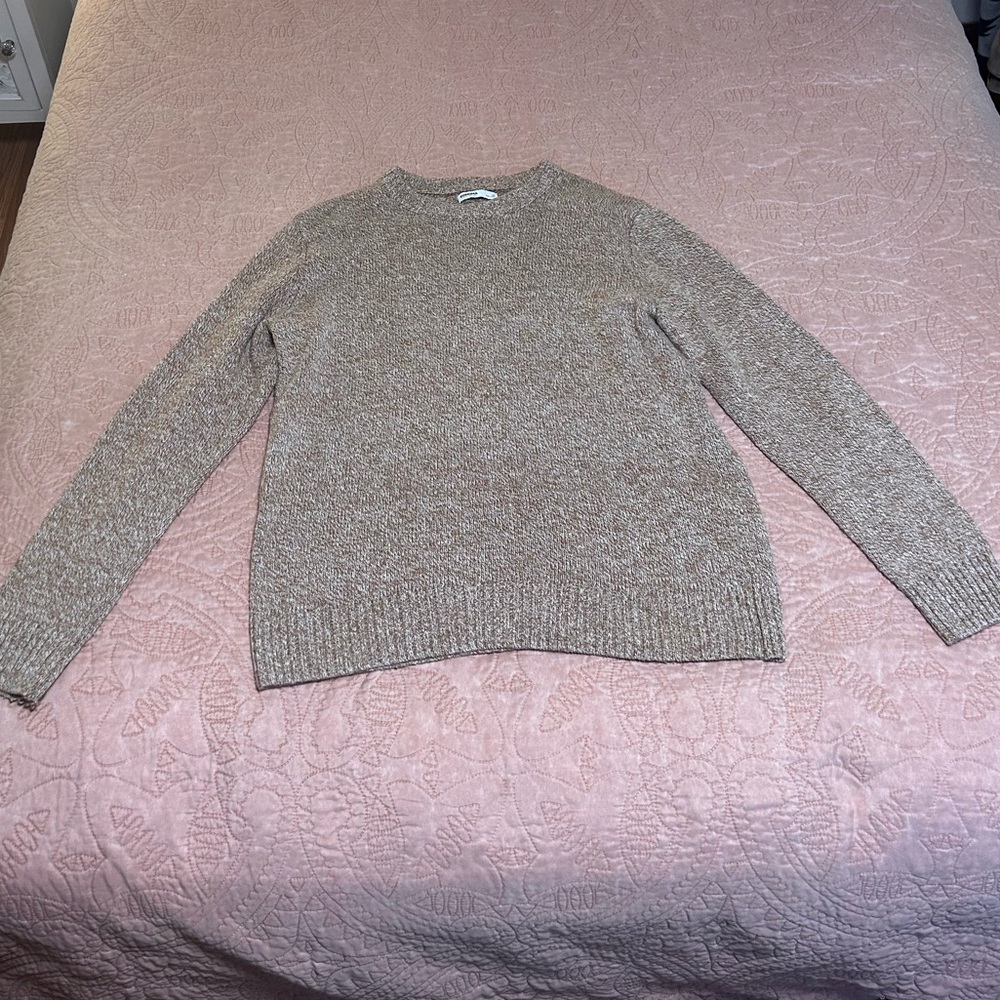 Sonoma Tan Knit Sweater